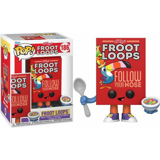 FIGURA POP KELLOGGS FROOT LOOPS CEREAL BOX image 0