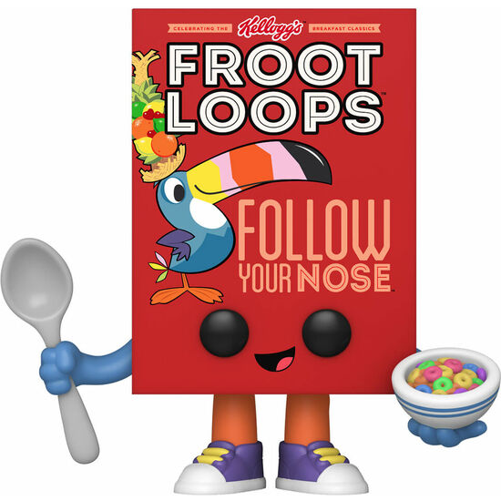 FIGURA POP KELLOGGS FROOT LOOPS CEREAL BOX image 1
