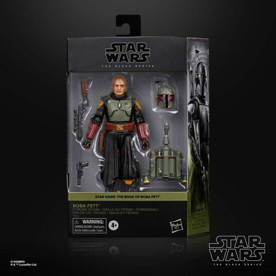 FIGURA BOBA FETT THRONE ROOM BLACK SERIES STAR WARS 15CM image 5