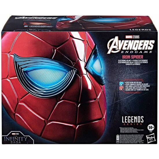 REPLICA CASCO SPIDERMAN IRON SPIDER VENGADORES AVENGERS MARVEL LEGENDS image 0