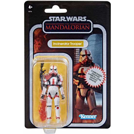 FIGURA INCINERATOR TROOPER CARBONIZED COLLECTION STAR WARS 10CM VINTAGE image 1