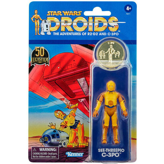 FIGURA C3-PO STAR WARS DROIDS VINTAGE STAR WARS VINTAGE 10CM image 1