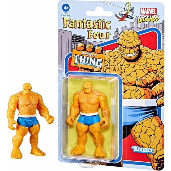 FIGURA THE THING MARVEL RETRO COLLECTION 9CM image 0