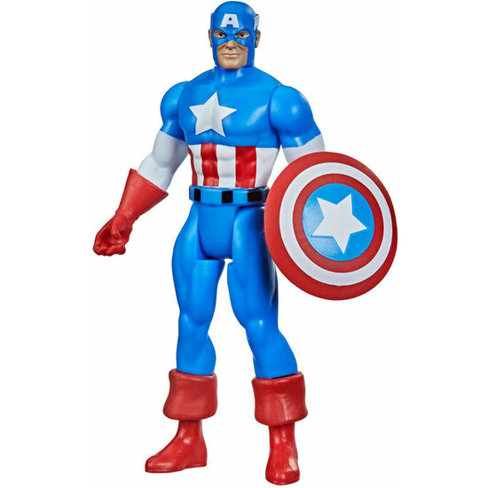 FIGURA RETRO CAPITAN AMERICA MARVEL 9,5CM image 0