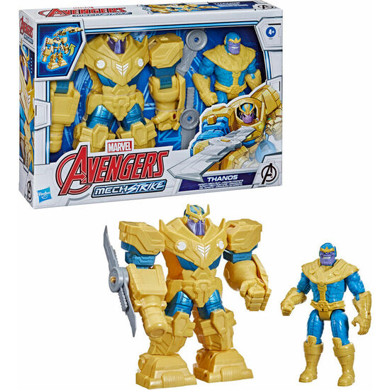 FIGURA THANOS MECH VENGADORES AVENGERS MARVEL 17CM image 2