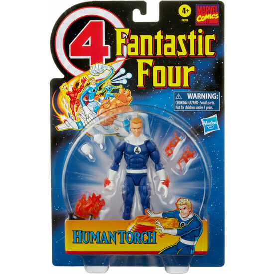 FIGURA LA ANTORCHA HUMANA LOS 4 FANTASTICOS MARVEL VINTAGE 15CM image 5