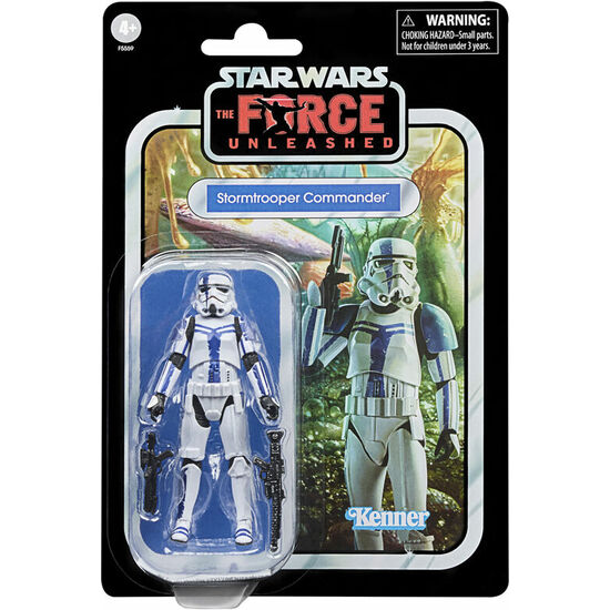 FIGURA STORMTROOPER COMMANDER THE FORCE UNLEASHED STAR WARS 9,5CM image 0