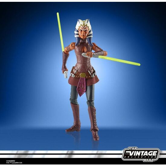 FIGURA AHSOKA TANO THE CLONE WARS STAR WARS VINTAGE COLLECTION 9,5CM image 1