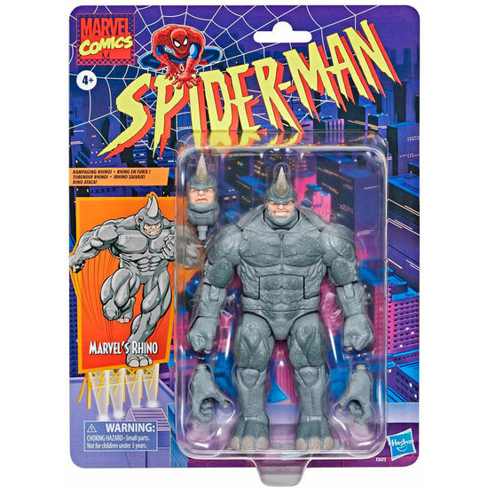 FIGURA RHINO SPIDERMAN MARVEL LEGENDS 15CM image 0