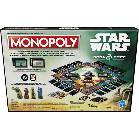 JUEGO MONOPOLY BOBA FETT STAR WARS ESPAÑOL image 4