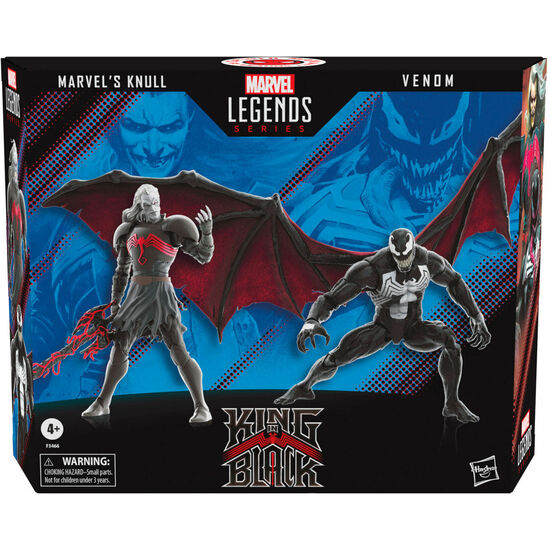 SET 2 FIGURAS MAVEL KNULL Y VENOM KING IN BLACK MARVEL LEGENDS 15CM image 0