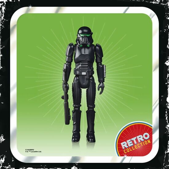 FIGURA IMPERIAL DEATH TROOPER RETRO COLLECTION THE MANDALORIAN STAR WARS 9,5CM image 2