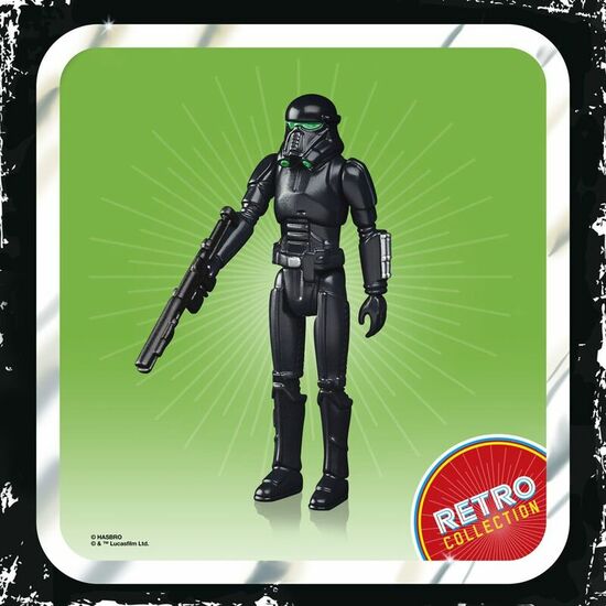 FIGURA IMPERIAL DEATH TROOPER RETRO COLLECTION THE MANDALORIAN STAR WARS 9,5CM image 3