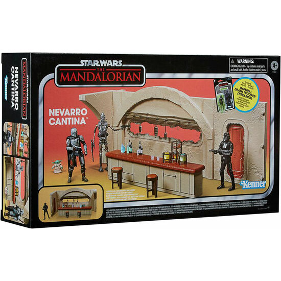 ESCENARIO NEVARRO CANTINA + FIGURA IMPERIAL DEATH TROOPER MANDALORIAN STAR WARS image 0