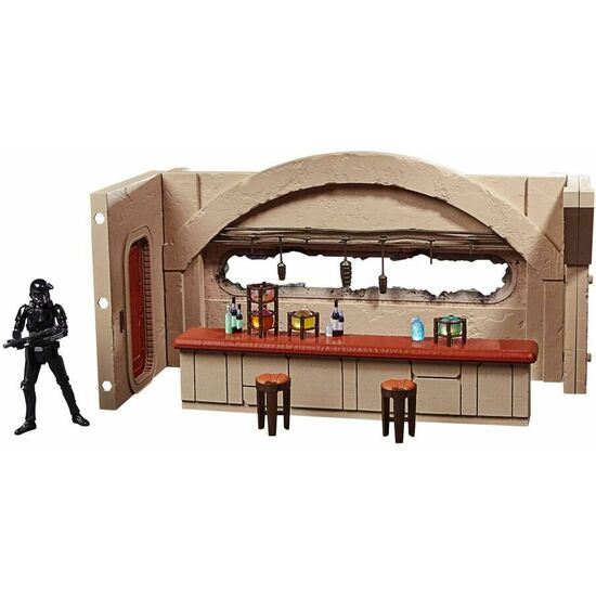 ESCENARIO NEVARRO CANTINA + FIGURA IMPERIAL DEATH TROOPER MANDALORIAN STAR WARS image 2