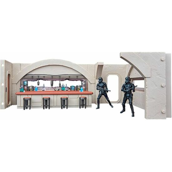 ESCENARIO NEVARRO CANTINA + FIGURA IMPERIAL DEATH TROOPER MANDALORIAN STAR WARS image 4