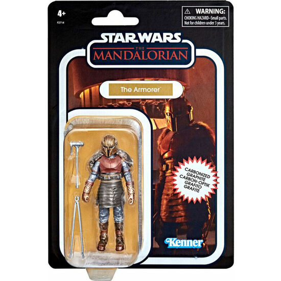 FIGURA THE ARMORER CARBONIZED COLLECTION STAR WARS 10CM VINTAGE image 2