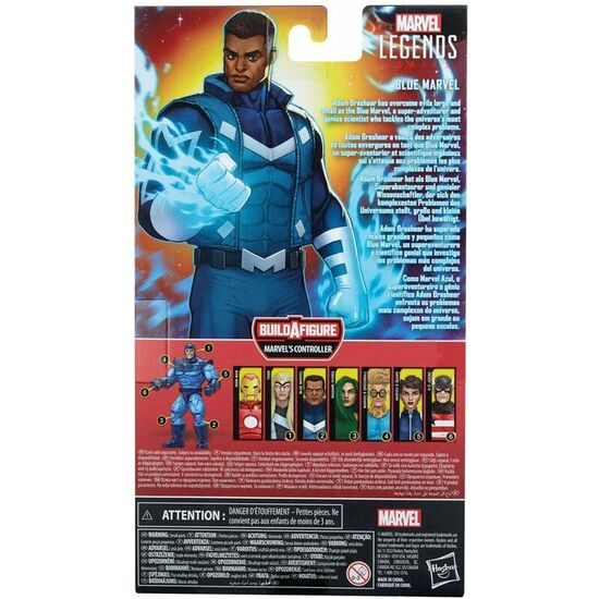 FIGURA BLUE MARVEL LEGENDS SERIES MARVEL 15CM image 4