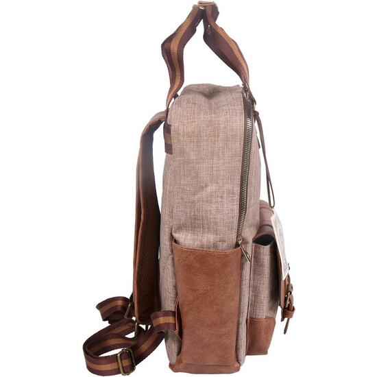 MOCHILA CASUAL MODA HARRY POTTER BROWN image 1