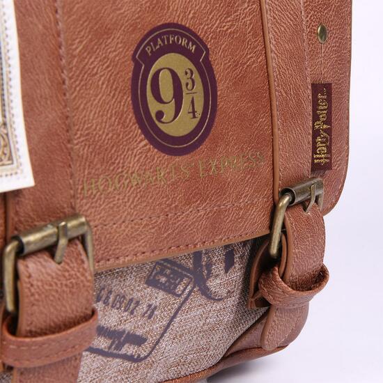 MOCHILA CASUAL MODA HARRY POTTER BROWN image 4