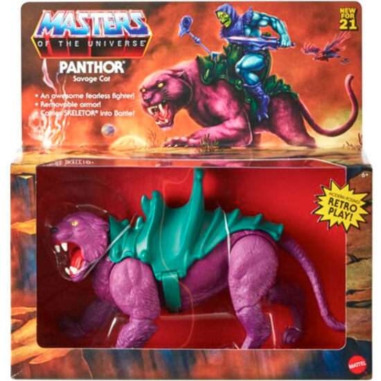 FIGURA PANTHOR MASTERS OF THE UNIVERSE ORIGINS 23CM image 0