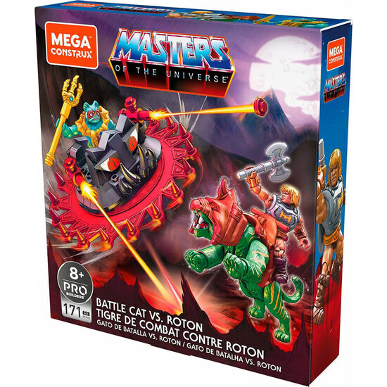 CONSTRUCCION MEGA CONTRUX BATTLE CAT VS ROTON MASTERS OF THE UNIVERSE ORIGINS image 0