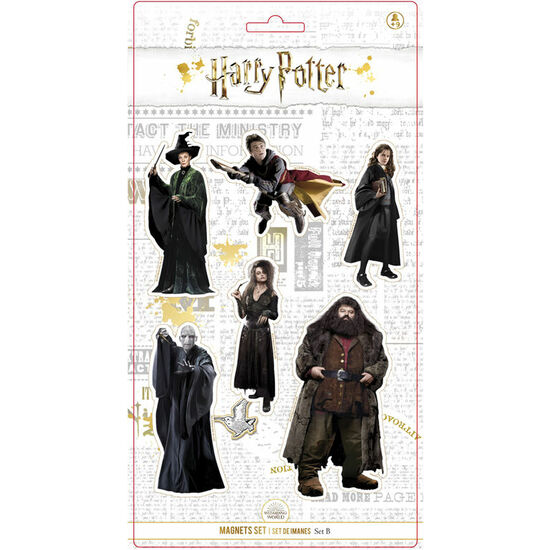 BLISTER 6 IMANES PERSONAJES HARRY POTTER image 0