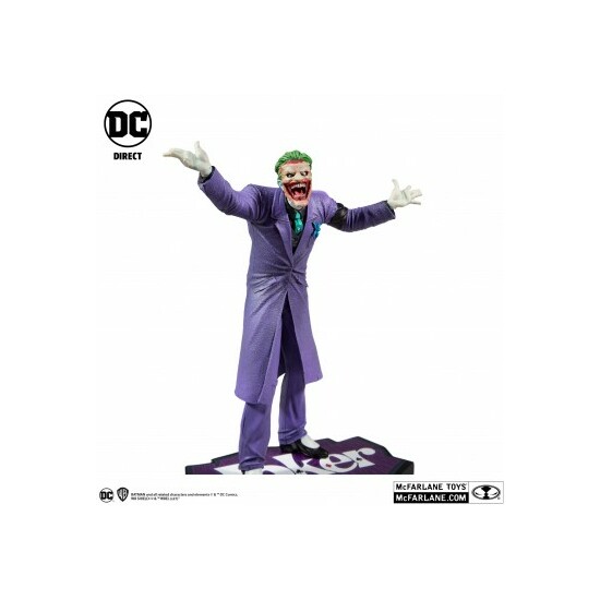 ESTATUA THE JOKER - THE JOKER PURPLE CRAZE DC COMICS 18CM image 3