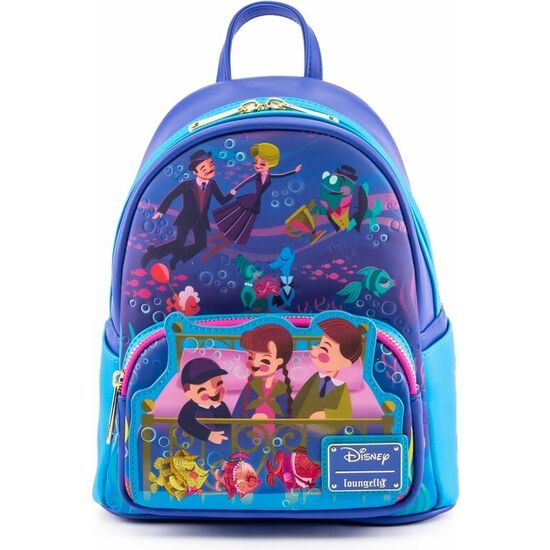 MOCHILA BAJO EL AGUA BEDKNOBS AND BROOMSTICKS DISNEY LOUNGEFLY 26CM image 0