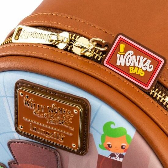 MOCHILA CHARLIE Y LA FABRICA DE CHOCOLATE 50 ANIVERSARIO LOUNGEFLY 26CM image 3