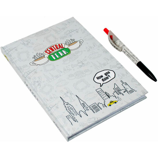 SET CUADERNO A5 + BOLIGRAFO CENTRAL PERK FRIENDS image 1