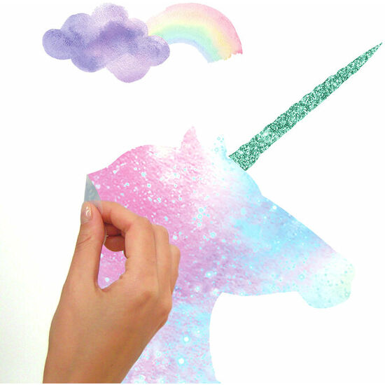VINILO DECORATIVO UNICORNIO DE LA GALAXIA image 4