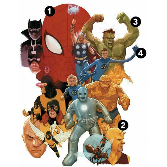 VINILO DECORATIVO LOS VENGADORES AVENGERS MARVEL image 0