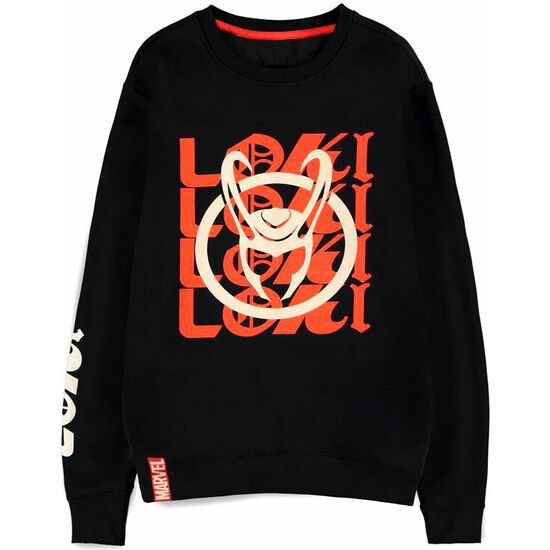 SUDADERA LOGO TEXT LOKI MARVEL image 0