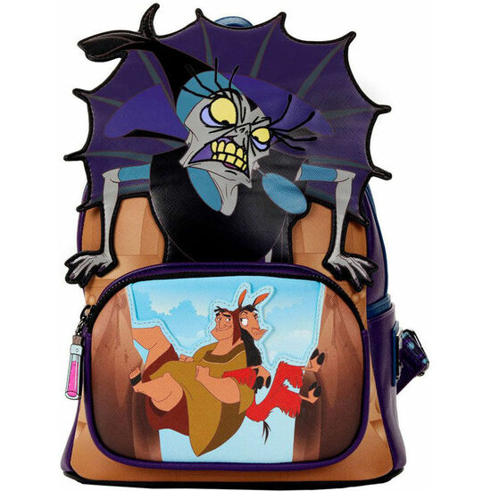 MOCHILA VILLANOS EL EMPERADOR Y SUS LOCURAS DISNEY LOUNGEFLY 26CM image 0