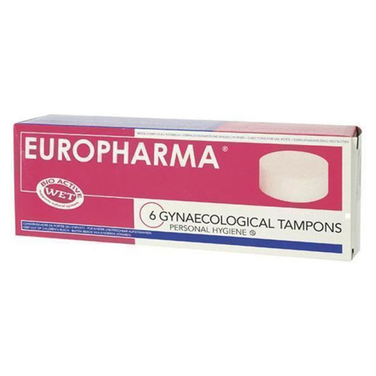 EUROPHARMA GYNAECOLOGICAL TAMPONS (6 Unid) image 0