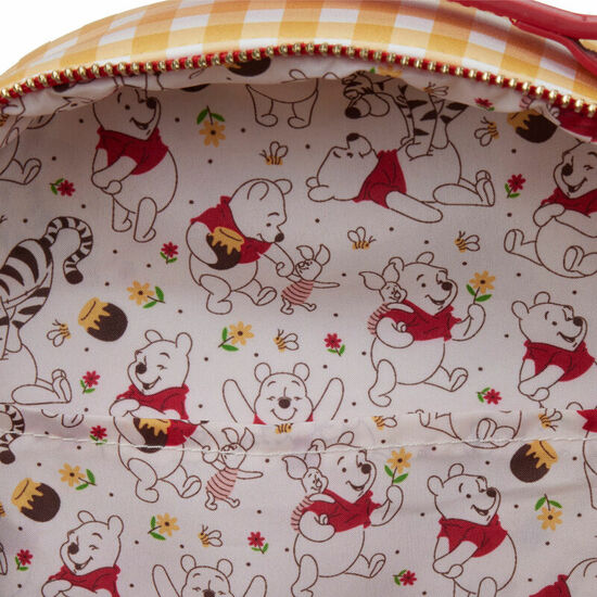 MOCHILA GINGHAM WINNIE THE POOH DISNEY LOUNGEFLY 25CM image 3