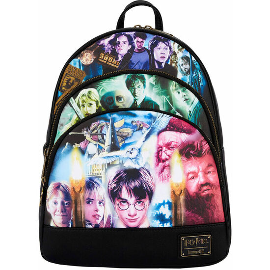 MOCHILA TRILOGIA HARRY POTTER LOUNGEFLY 34CM image 0