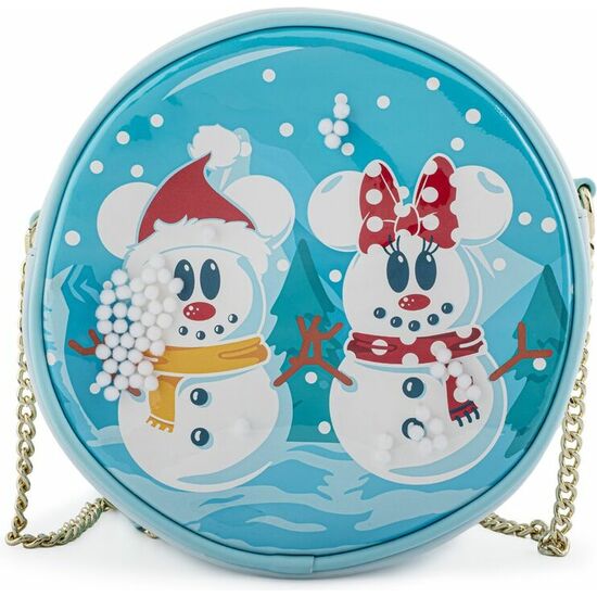 BOLSO MICKEY MINNIE SNOWMAN DISNEY LOUNGEFLY image 0