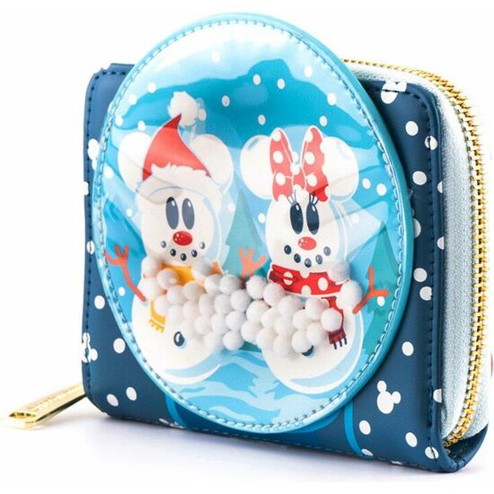 CARTERA MICKEY MINNIE SNOWMAN DISNEY LOUNGEFLY image 0