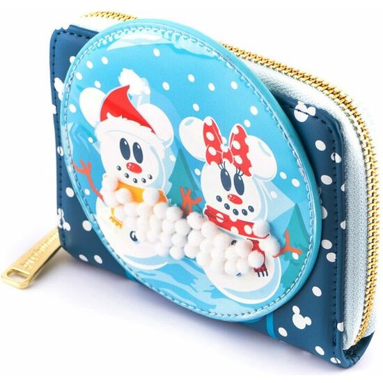 CARTERA MICKEY MINNIE SNOWMAN DISNEY LOUNGEFLY image 2