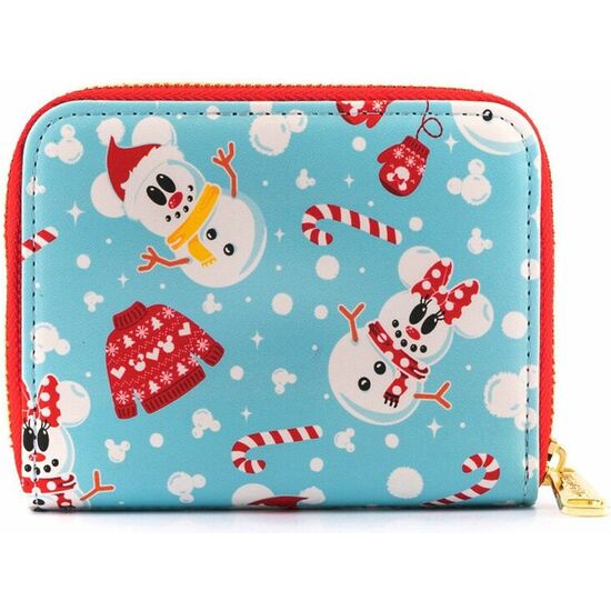 CARTERA MICKEY MINNIE SNOWMAN DISNEY LOUNGEFLY image 0