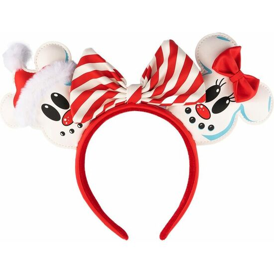 DIADEMA OREJAS MICKEY MINNIE SNOWMAN DISNEY LOUNGEFLY image 0