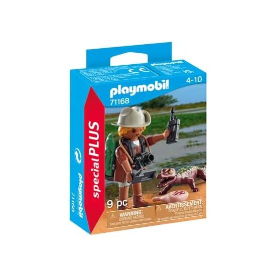 INVESTIGADOR C/CAIMAN PLAYMOBIL image 0