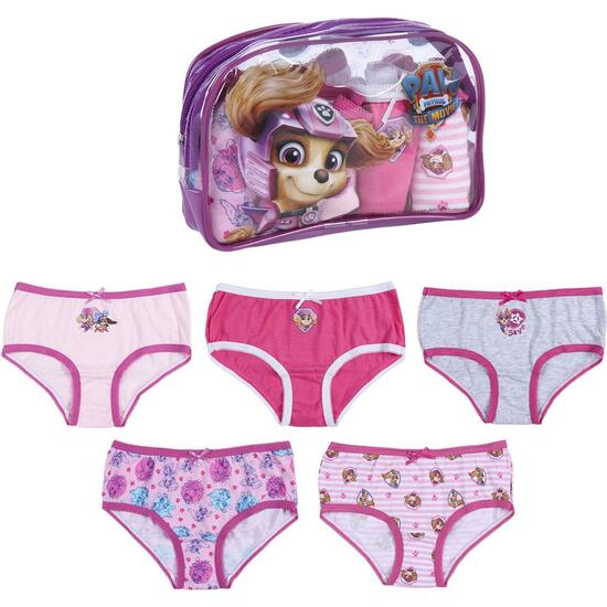 ROPA INTERIOR PACK BRAGUITAS 5 PIEZAS PAW PATROL MOVIE MULTICOLOR image 0