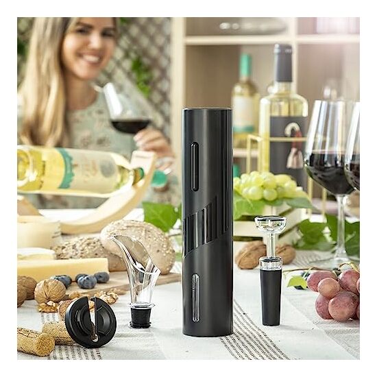 SACACORCHOS ELÉCTRICO CON ACCESORIOS PARA VINO CORKING INNOVAGOODS image 1