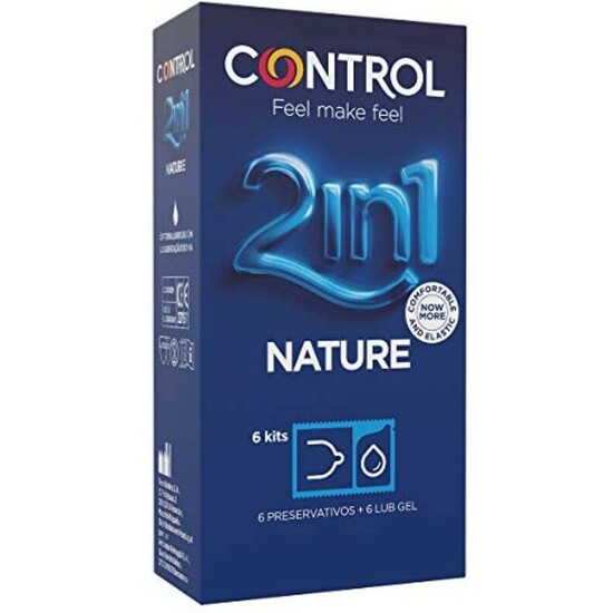 CONTROL 2IN1 NEW NATURE 2.0+NATURE LUBE 6+6 image 0