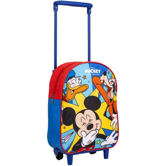 MOCHILA INFANTIL TROLLEY ESCOLAR MICKEY RED image 0