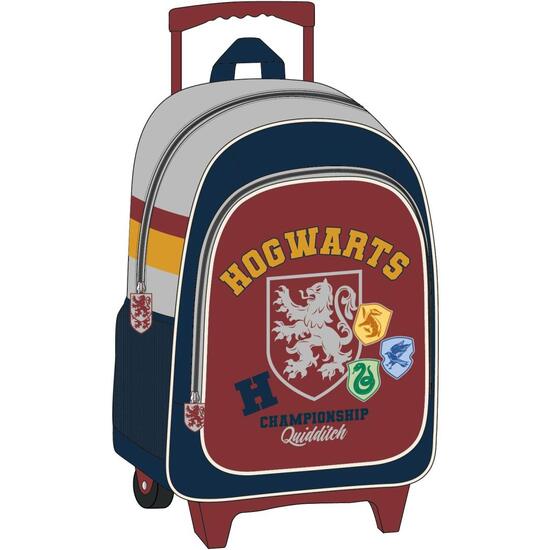 MOCHILA ESCOLAR TROLLEY 41 CM HARRY POTTER DARK BLUE image 0