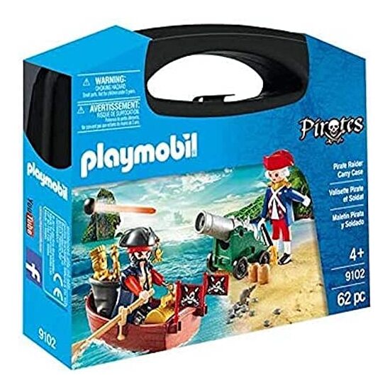 MALETIN PIRATA Y SOLDADO PLAYMOBIL image 0